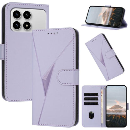 Triangle Pattern Buckle Clasp Leather Phone Case, For Redmi Turbo 5 Max / Poco X8 Pro Max, For Redmi Turbo 5 5G / Poco X8 Pro 5G, For Redmi Note 15 4G / 5G 164mm / Poco M8 5G, For Redmi K90 Pro Max / Poco F8 Ultra, For Redmi K90 / Poco F8 Pro 5G       ...