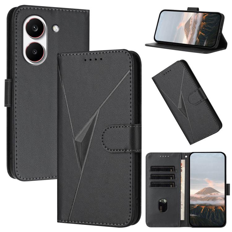 Triangle Pattern Buckle Clasp Leather Phone Case, For Redmi Turbo 5 Max / Poco X8 Pro Max, For Redmi Turbo 5 5G / Poco X8 Pro 5G, For Redmi Note 15 4G / 5G 164mm / Poco M8 5G, For Redmi K90 Pro Max / Poco F8 Ultra, For Redmi K90 / Poco F8 Pro 5G       ...