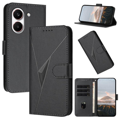 Triangle Pattern Buckle Clasp Leather Phone Case, For Redmi Turbo 5 Max / Poco X8 Pro Max, For Redmi Turbo 5 5G / Poco X8 Pro 5G, For Redmi Note 15 4G / 5G 164mm / Poco M8 5G, For Redmi K90 Pro Max / Poco F8 Ultra, For Redmi K90 / Poco F8 Pro 5G       ...