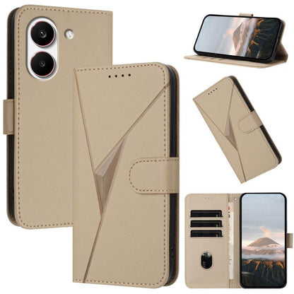 Triangle Pattern Buckle Clasp Leather Phone Case, For Redmi Turbo 5 Max / Poco X8 Pro Max, For Redmi Turbo 5 5G / Poco X8 Pro 5G, For Redmi Note 15 4G / 5G 164mm / Poco M8 5G, For Redmi K90 Pro Max / Poco F8 Ultra, For Redmi K90 / Poco F8 Pro 5G       ...