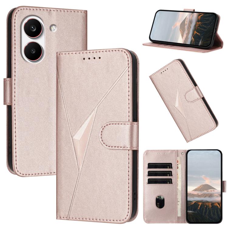 Triangle Pattern Buckle Clasp Leather Phone Case, For Redmi Turbo 5 Max / Poco X8 Pro Max, For Redmi Turbo 5 5G / Poco X8 Pro 5G, For Redmi Note 15 4G / 5G 164mm / Poco M8 5G, For Redmi K90 Pro Max / Poco F8 Ultra, For Redmi K90 / Poco F8 Pro 5G       ...