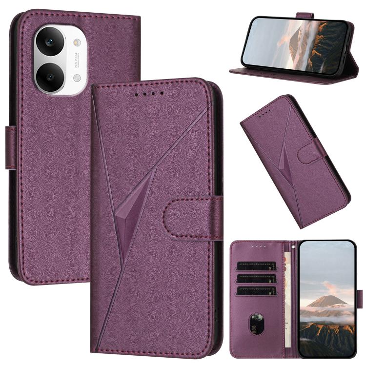 Triangle Pattern Buckle Clasp Leather Phone Case, For Redmi Turbo 5 Max / Poco X8 Pro Max, For Redmi Turbo 5 5G / Poco X8 Pro 5G, For Redmi Note 15 4G / 5G 164mm / Poco M8 5G, For Redmi K90 Pro Max / Poco F8 Ultra, For Redmi K90 / Poco F8 Pro 5G       ...