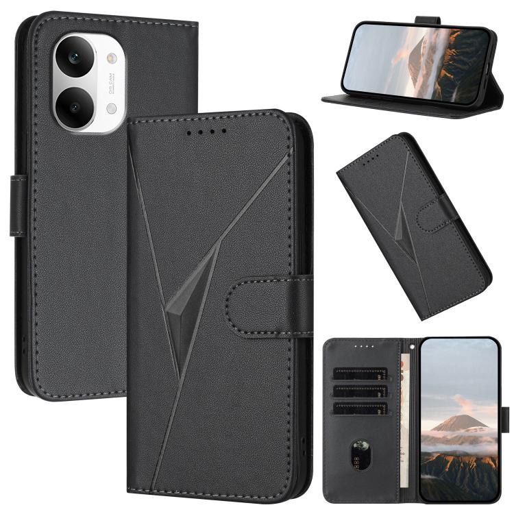 Triangle Pattern Buckle Clasp Leather Phone Case, For Redmi Turbo 5 Max / Poco X8 Pro Max, For Redmi Turbo 5 5G / Poco X8 Pro 5G, For Redmi Note 15 4G / 5G 164mm / Poco M8 5G, For Redmi K90 Pro Max / Poco F8 Ultra, For Redmi K90 / Poco F8 Pro 5G       ...