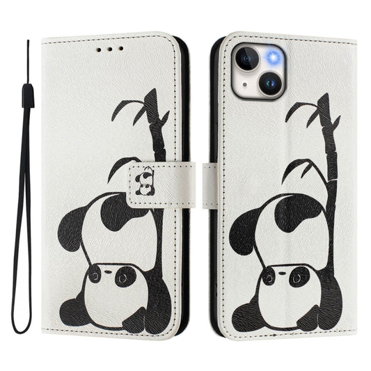Art Colored Drawing Pattern Leather Phone Case, For iPhone 14 / 13, For iPhone 14 pro, For iPhone 14 Pro Max, For iPhone 13 Pro Max, For iPhone 13 Pro
