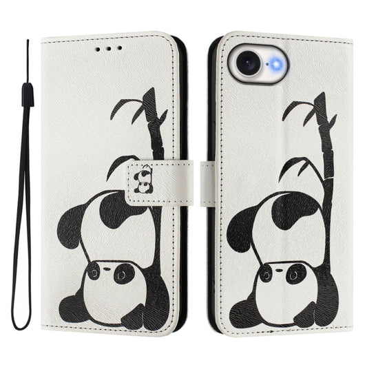 Art Colored Drawing Pattern Leather Phone Case, For iPhone 16e / 17e, For iPhone 16 Pro Max, For iPhone 16 Pro, For iPhone 16 Plus, For iPhone 16