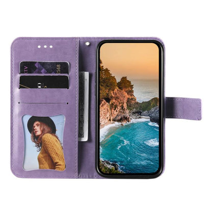 Seven-petal Flowers Embossing Leather Phone Case, For Tecno Spark 40 5G / Spark Go 5G 2025, For Tecno Spark 40C, For Tecno Pova 7 Pro 5G, For Tecno Pova 7 5G, For Tecno Spark 40 Pro+ 4G, For Tecno Spark 40 Pro  4G, For Tecno Spark 40 4G                ...
