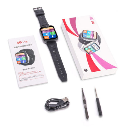 UNIWA DM66 4G Calling Smart Watch, 1.99 inch IPS Screen Android 9.0 Support WiFi GPS, 2GB+16GB, 4GB+64GB