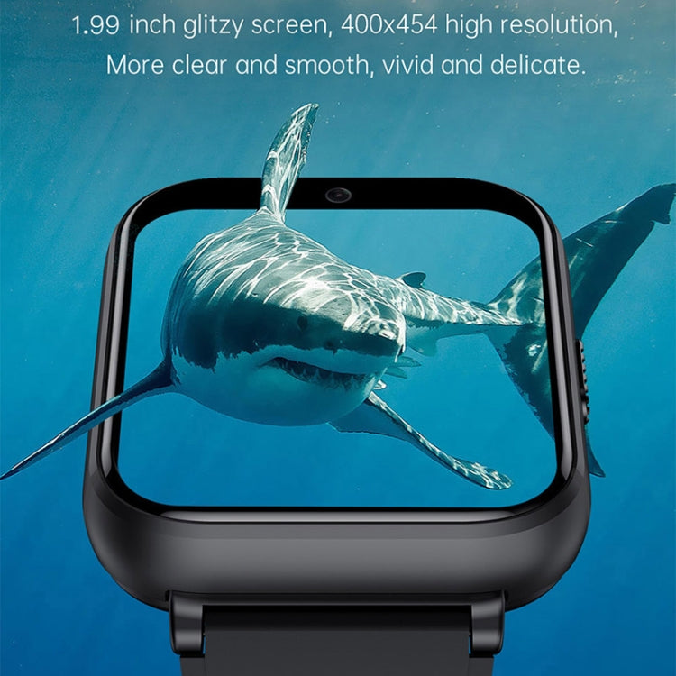 UNIWA DM66 4G Calling Smart Watch, 1.99 inch IPS Screen Android 9.0 Support WiFi GPS, 2GB+16GB, 4GB+64GB