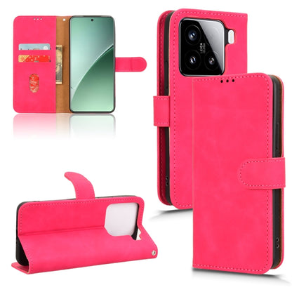 Skin Feel Magnetic Flip Leather Phone Case, For Xiaomi 15