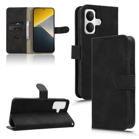Skin Feel Magnetic Flip Leather Phone Case, For Xiaomi Poco X8 5G, For Xiaomi Poco C95 Pro, For Xiaomi Poco M8 Power 5G, For Redmi K100 Pro Max / Poco F9 Ultra, For Redmi K100 Pro / Poco F9 Pro 5G, For Xiaomi 17 Max 5G, For Xiaomi 17T 5G               ...