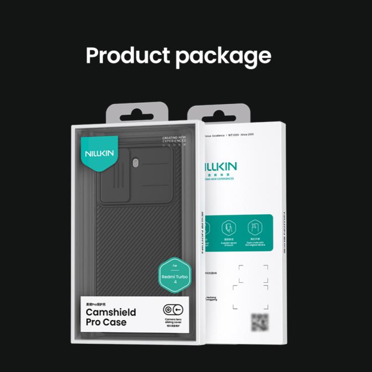 NILLKIN CamShield Pro PC Phone Case, For Redmi Turbo 4, For Redmi Note 14 Pro+ 5G, For Redmi Note 14 Pro 5G