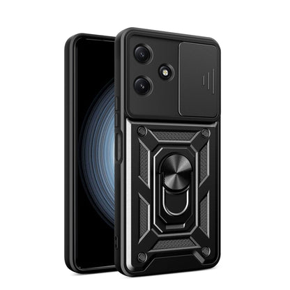 Handyhülle aus TPU+PC mit verschiebbarer Kameraabdeckung, für Redmi 12 5G