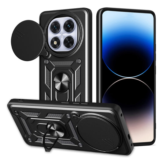 Sliding Camera Cover Design TPU+PC Phone Case, For Redmi Note 14 Pro+ 5G, For Redmi Note 14 Pro 5G, For Redmi 12 5G
