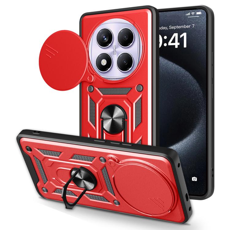 Sliding Camera Cover Design TPU+PC Phone Case, For Redmi A7 Pro 4G / Poco C85x, For Redmi Note 15 Pro+ 5G Global 163.3mm, For Redmi Note 15 5G / 4G Global 164mm, For Redmi Note 15 Pro 5G Global 163.6mm, For Redmi 15C 5G / 4G EU 173mm                   ...