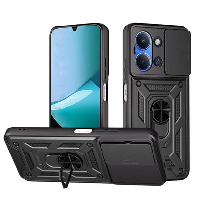 Sliding Camera Cover Design TPU+PC Phone Case, For Redmi A7 Pro 4G / Poco C85x, For Redmi Note 15 Pro+ 5G Global 163.3mm, For Redmi Note 15 5G / 4G Global 164mm, For Redmi Note 15 Pro 5G Global 163.6mm, For Redmi 15C 5G / 4G EU 173mm                   ...
