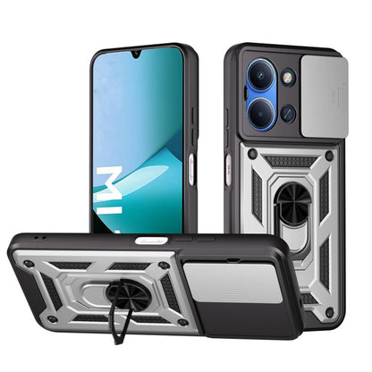 Sliding Camera Cover Design TPU+PC Phone Case, For Redmi A7 Pro 4G / Poco C85x, For Redmi Note 15 Pro+ 5G Global 163.3mm, For Redmi Note 15 5G / 4G Global 164mm, For Redmi Note 15 Pro 5G Global 163.6mm, For Redmi 15C 5G / 4G EU 173mm                   ...