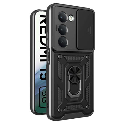 Sliding Camera Cover Design TPU+PC Phone Case, For Redmi A7 Pro 4G / Poco C85x, For Redmi Note 15 Pro+ 5G Global 163.3mm, For Redmi Note 15 5G / 4G Global 164mm, For Redmi Note 15 Pro 5G Global 163.6mm, For Redmi 15C 5G / 4G EU 173mm                   ...