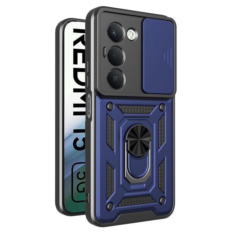 Sliding Camera Cover Design TPU+PC Phone Case, For Redmi A7 Pro 4G / Poco C85x, For Redmi Note 15 Pro+ 5G Global 163.3mm, For Redmi Note 15 5G / 4G Global 164mm, For Redmi Note 15 Pro 5G Global 163.6mm, For Redmi 15C 5G / 4G EU 173mm                   ...