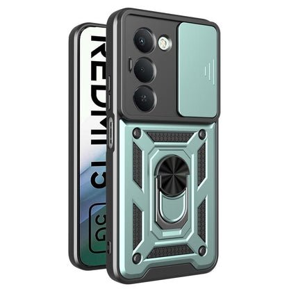 Sliding Camera Cover Design TPU+PC Phone Case, For Redmi A7 Pro 4G / Poco C85x, For Redmi Note 15 Pro+ 5G Global 163.3mm, For Redmi Note 15 5G / 4G Global 164mm, For Redmi Note 15 Pro 5G Global 163.6mm, For Redmi 15C 5G / 4G EU 173mm                   ...