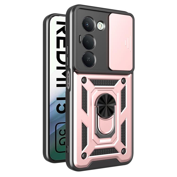 Sliding Camera Cover Design TPU+PC Phone Case, For Redmi A7 Pro 4G / Poco C85x, For Redmi Note 15 Pro+ 5G Global 163.3mm, For Redmi Note 15 5G / 4G Global 164mm, For Redmi Note 15 Pro 5G Global 163.6mm, For Redmi 15C 5G / 4G EU 173mm                   ...