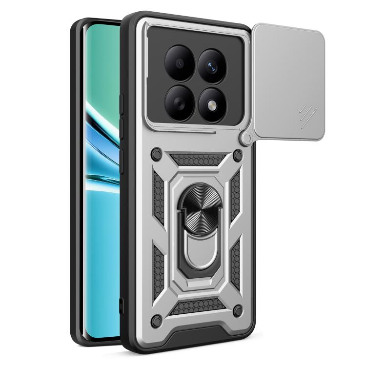 Sliding Camera Cover Design TPU+PC Phone Case, For Redmi A7 Pro 4G / Poco C85x, For Redmi Note 15 Pro+ 5G Global 163.3mm, For Redmi Note 15 5G / 4G Global 164mm, For Redmi Note 15 Pro 5G Global 163.6mm, For Redmi 15C 5G / 4G EU 173mm                   ...