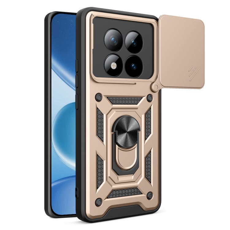 Sliding Camera Cover Design TPU+PC Phone Case, For Redmi A7 Pro 4G / Poco C85x, For Redmi Note 15 Pro+ 5G Global 163.3mm, For Redmi Note 15 5G / 4G Global 164mm, For Redmi Note 15 Pro 5G Global 163.6mm, For Redmi 15C 5G / 4G EU 173mm                   ...
