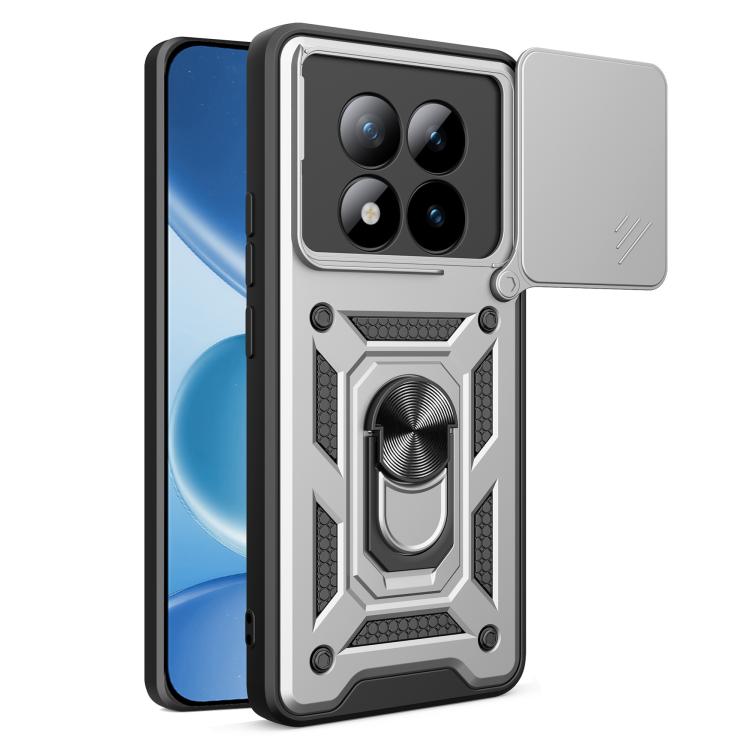 Sliding Camera Cover Design TPU+PC Phone Case, For Redmi A7 Pro 4G / Poco C85x, For Redmi Note 15 Pro+ 5G Global 163.3mm, For Redmi Note 15 5G / 4G Global 164mm, For Redmi Note 15 Pro 5G Global 163.6mm, For Redmi 15C 5G / 4G EU 173mm                   ...