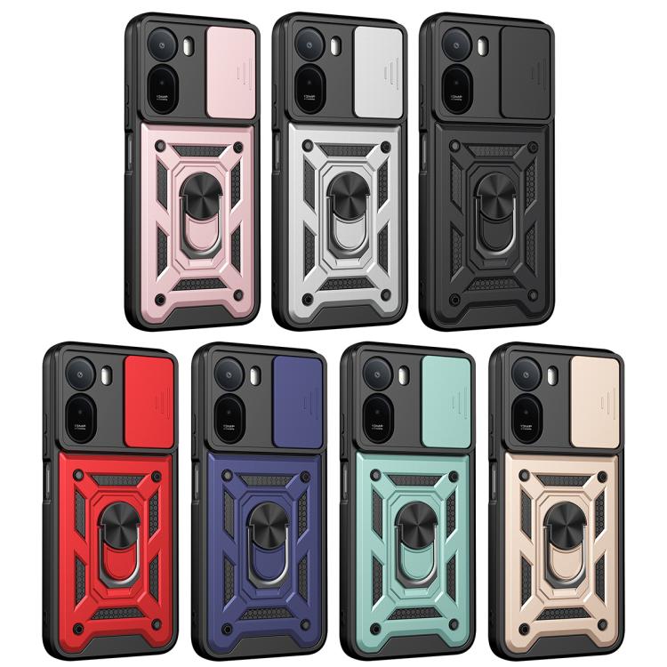 Sliding Camera Cover Design TPU+PC Phone Case, For Redmi A7 Pro 4G / Poco C85x, For Redmi Note 15 Pro+ 5G Global 163.3mm, For Redmi Note 15 5G / 4G Global 164mm, For Redmi Note 15 Pro 5G Global 163.6mm, For Redmi 15C 5G / 4G EU 173mm                   ...