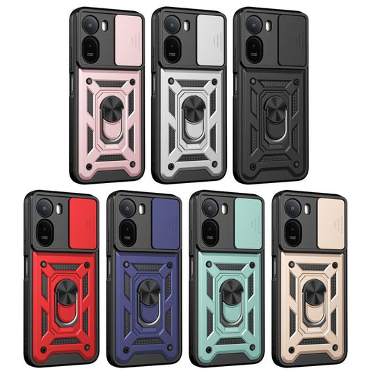 Sliding Camera Cover Design TPU+PC Phone Case, For Redmi A7 Pro 4G / Poco C85x, For Redmi Note 15 Pro+ 5G Global 163.3mm, For Redmi Note 15 5G / 4G Global 164mm, For Redmi Note 15 Pro 5G Global 163.6mm, For Redmi 15C 5G / 4G EU 173mm                   ...