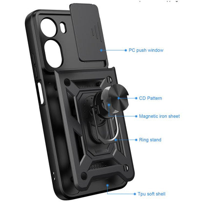 Sliding Camera Cover Design TPU+PC Phone Case, For Redmi A7 Pro 4G / Poco C85x, For Redmi Note 15 Pro+ 5G Global 163.3mm, For Redmi Note 15 5G / 4G Global 164mm, For Redmi Note 15 Pro 5G Global 163.6mm, For Redmi 15C 5G / 4G EU 173mm                   ...