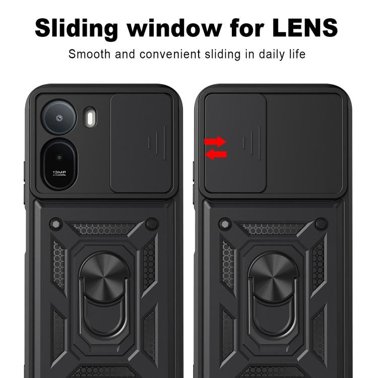 Sliding Camera Cover Design TPU+PC Phone Case, For Redmi A7 Pro 4G / Poco C85x, For Redmi Note 15 Pro+ 5G Global 163.3mm, For Redmi Note 15 5G / 4G Global 164mm, For Redmi Note 15 Pro 5G Global 163.6mm, For Redmi 15C 5G / 4G EU 173mm                   ...