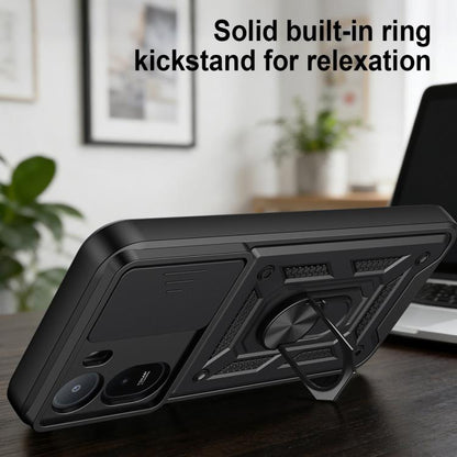 Sliding Camera Cover Design TPU+PC Phone Case, For Redmi A7 Pro 4G / Poco C85x, For Redmi Note 15 Pro+ 5G Global 163.3mm, For Redmi Note 15 5G / 4G Global 164mm, For Redmi Note 15 Pro 5G Global 163.6mm, For Redmi 15C 5G / 4G EU 173mm                   ...