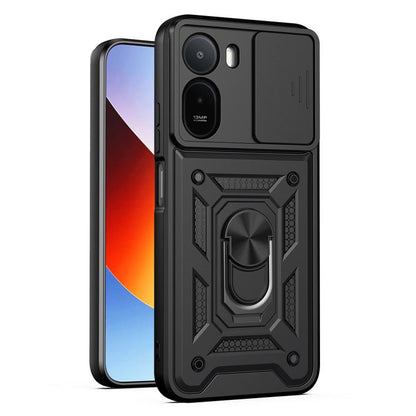 Coque de téléphone TPU+PC avec cache-caméra coulissant, Pour Redmi A7 Pro 4G / Poco C85x, Pour Redmi Note 15 Pro+ 5G Global 163.3mm, Pour Redmi Note 15 5G / 4G Global 164mm, Pour Redmi Note 15 Pro 5G Global 163.6mm, Pour Redmi 15C 5G / 4G EU 173mm
