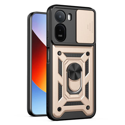 Coque de téléphone TPU+PC avec cache-caméra coulissant, Pour Redmi A7 Pro 4G / Poco C85x, Pour Redmi Note 15 Pro+ 5G Global 163.3mm, Pour Redmi Note 15 5G / 4G Global 164mm, Pour Redmi Note 15 Pro 5G Global 163.6mm, Pour Redmi 15C 5G / 4G EU 173mm