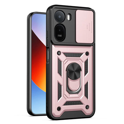 Coque de téléphone TPU+PC avec cache-caméra coulissant, Pour Redmi A7 Pro 4G / Poco C85x, Pour Redmi Note 15 Pro+ 5G Global 163.3mm, Pour Redmi Note 15 5G / 4G Global 164mm, Pour Redmi Note 15 Pro 5G Global 163.6mm, Pour Redmi 15C 5G / 4G EU 173mm