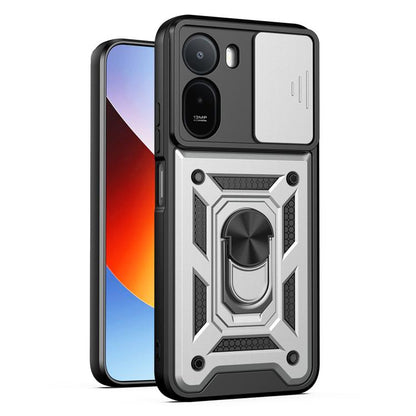 Coque de téléphone TPU+PC avec cache-caméra coulissant, Pour Redmi A7 Pro 4G / Poco C85x, Pour Redmi Note 15 Pro+ 5G Global 163.3mm, Pour Redmi Note 15 5G / 4G Global 164mm, Pour Redmi Note 15 Pro 5G Global 163.6mm, Pour Redmi 15C 5G / 4G EU 173mm