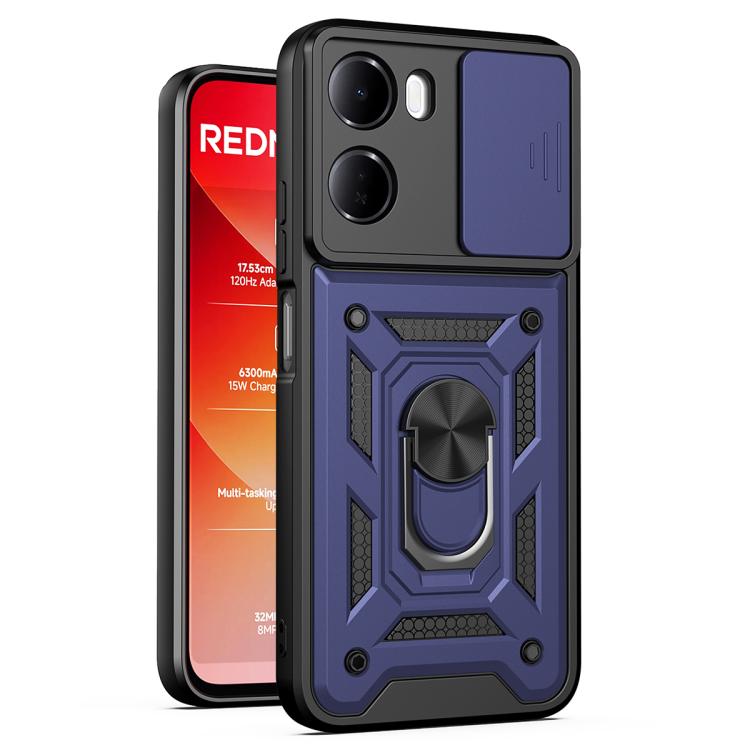 Coque de téléphone TPU+PC avec cache-caméra coulissant, Pour Redmi A7 Pro 4G / Poco C85x, Pour Redmi Note 15 Pro+ 5G Global 163.3mm, Pour Redmi Note 15 5G / 4G Global 164mm, Pour Redmi Note 15 Pro 5G Global 163.6mm, Pour Redmi 15C 5G / 4G EU 173mm