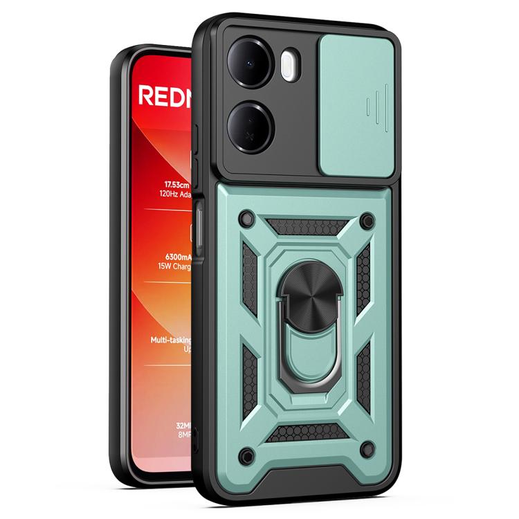 Coque de téléphone TPU+PC avec cache-caméra coulissant, Pour Redmi A7 Pro 4G / Poco C85x, Pour Redmi Note 15 Pro+ 5G Global 163.3mm, Pour Redmi Note 15 5G / 4G Global 164mm, Pour Redmi Note 15 Pro 5G Global 163.6mm, Pour Redmi 15C 5G / 4G EU 173mm