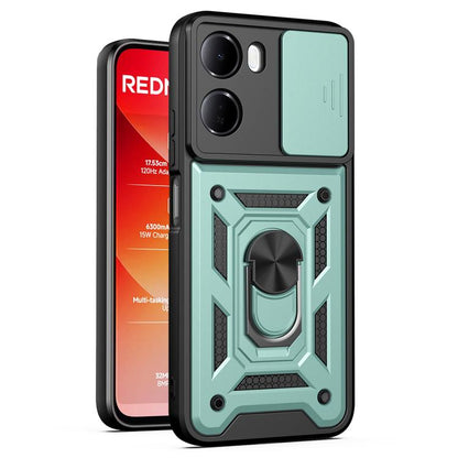 Coque de téléphone TPU+PC avec cache-caméra coulissant, Pour Redmi A7 Pro 4G / Poco C85x, Pour Redmi Note 15 Pro+ 5G Global 163.3mm, Pour Redmi Note 15 5G / 4G Global 164mm, Pour Redmi Note 15 Pro 5G Global 163.6mm, Pour Redmi 15C 5G / 4G EU 173mm
