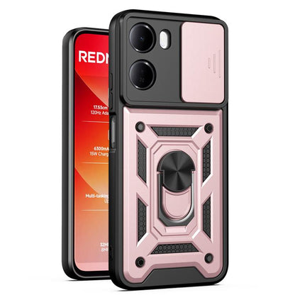 Coque de téléphone TPU+PC avec cache-caméra coulissant, Pour Redmi A7 Pro 4G / Poco C85x, Pour Redmi Note 15 Pro+ 5G Global 163.3mm, Pour Redmi Note 15 5G / 4G Global 164mm, Pour Redmi Note 15 Pro 5G Global 163.6mm, Pour Redmi 15C 5G / 4G EU 173mm