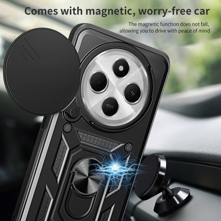 Coque de téléphone TPU+PC avec cache-caméra coulissant, Pour Redmi A7 Pro 4G / Poco C85x, Pour Redmi Note 15 Pro+ 5G Global 163.3mm, Pour Redmi Note 15 5G / 4G Global 164mm, Pour Redmi Note 15 Pro 5G Global 163.6mm, Pour Redmi 15C 5G / 4G EU 173mm