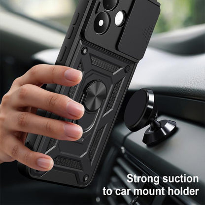 Sliding Camera Cover Design TPU+PC Phone Case, For Redmi Note 17 5G Global 169.7mm, For Redmi Note 17 Pro 5G Global 163.5mm, For Redmi 17 5G / 4G Global 170mm, For Redmi 17C 4G 171mm, For Redmi A7 Pro 4G / Poco C85x, For Redmi 15a 5G                   ...