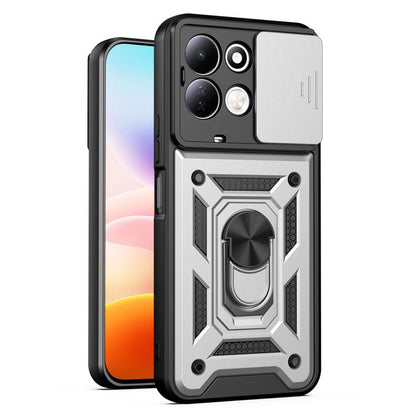 Sliding Camera Cover Design TPU+PC Phone Case, For Redmi Note 17 5G Global 169.7mm, For Redmi Note 17 Pro 5G Global 163.5mm, For Redmi 17 5G / 4G Global 170mm, For Redmi 17C 4G 171mm, For Redmi A7 Pro 4G / Poco C85x, For Redmi 15a 5G                   ...