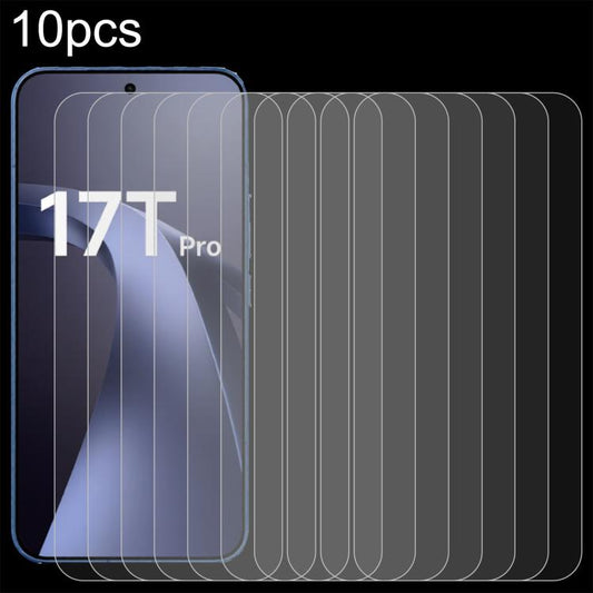 10pcs 0.26mm 9H 2.5D Tempered Glass Film, Not Support Fingerprint ID, For Xiaomi 17T Pro 5G, For Xiaomi 15