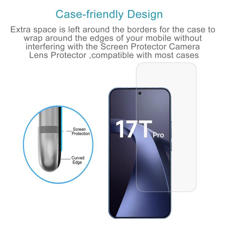 10pcs 0.26mm 9H 2.5D Tempered Glass Film, Not Support Fingerprint ID, For Xiaomi 17T Pro 5G, For Xiaomi 15