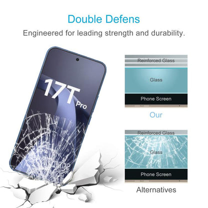 10pcs 0.26mm 9H 2.5D Tempered Glass Film, Not Support Fingerprint ID, For Xiaomi 17T Pro 5G, For Xiaomi 15