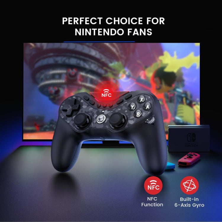 GameSir T3 Pro Nine-Tailed Fox Wireless Bluetooth Game Controller, T3 Pro