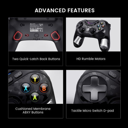 GameSir T3 Pro Nine-Tailed Fox Wireless Bluetooth Game Controller, T3 Pro