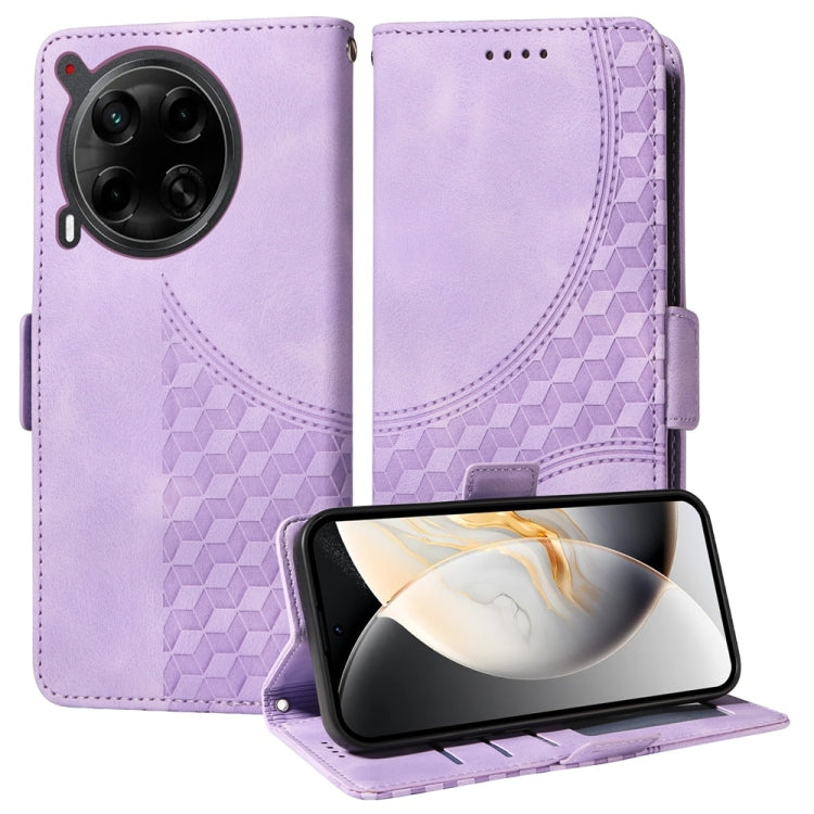 Embossed Rhombus Starry Leather Phone Case, For Tecno Camon 30S / Camon 30S Pro, For Tecno Spark 30 5G / Pova 6 Neo 5G, For Tecno Spark 30 Pro 4G, For Tecno Spark 30 4G, For Tecno Spark Go 1 / Pop 9 / Spark Go 2025, For Tecno Spark 30C                 ...