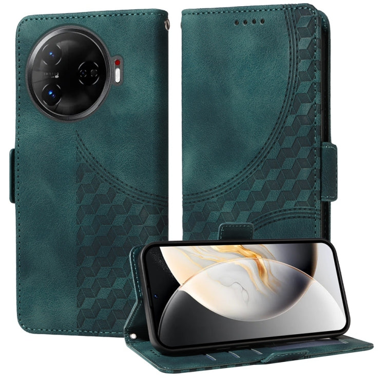 Embossed Rhombus Starry Leather Phone Case, For Tecno Camon 30S / Camon 30S Pro, For Tecno Spark 30 5G / Pova 6 Neo 5G, For Tecno Spark 30 Pro 4G, For Tecno Spark 30 4G, For Tecno Spark Go 1 / Pop 9 / Spark Go 2025, For Tecno Spark 30C                 ...